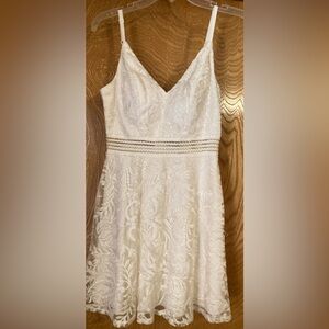 X traordonary ladies lace overlay party dress